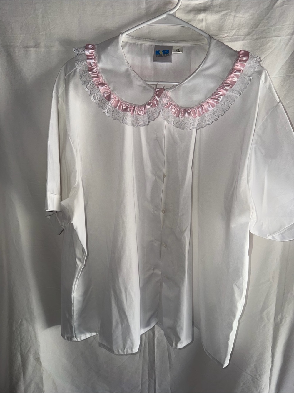 White Coquette School Girl Shirt